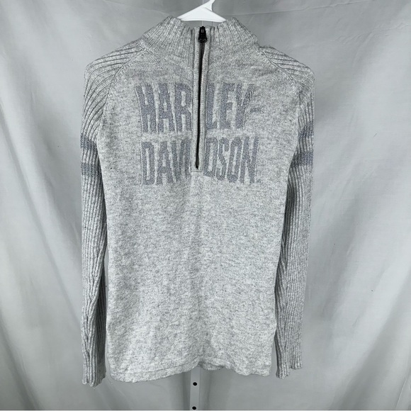 HarleyDavidson Sweaters Harley Davidson Womens Gray Quarter Zip